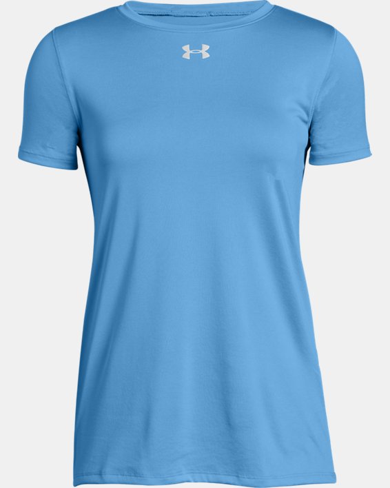 Women's UA Locker T-Shirt, Blue, pdpMainDesktop image number 4